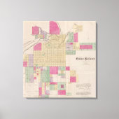 Fort Scott, Bourbon County, Kansas Canvas Afdruk (Voorkant)