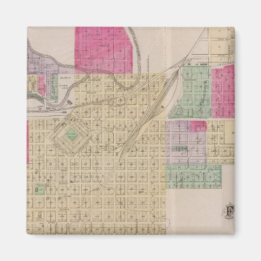 Fort Scott, Bourbon County, Kansas Magneet (Voorkant)