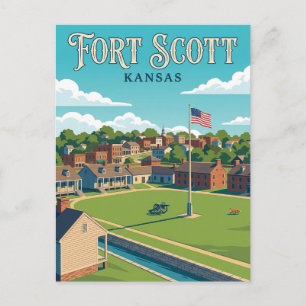 Fort Scott Kansas Briefkaart