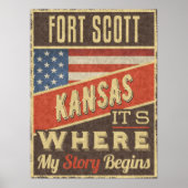 Fort Scott Kansas Poster (Voorkant)