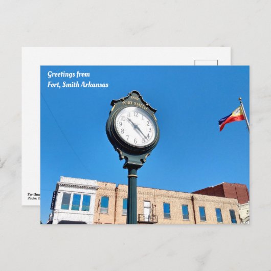 Fort Smith, Arkansas Briefkaart (Voorkant / Achterkant)
