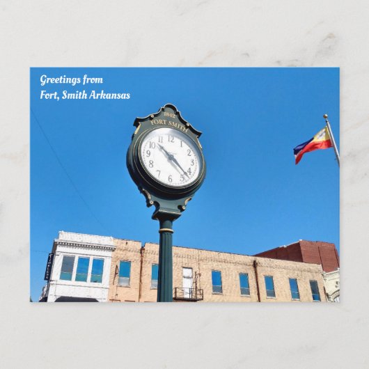 Fort Smith, Arkansas Briefkaart (Voorkant)