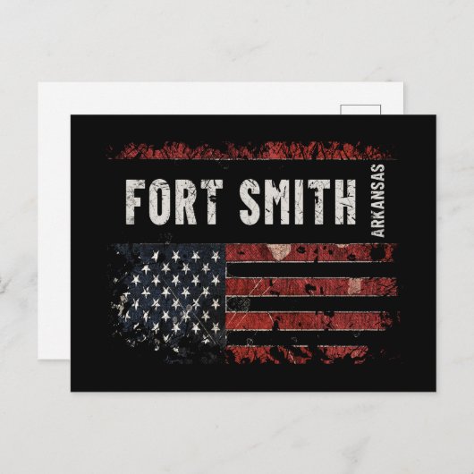Fort Smith Arkansas Briefkaart (Voorkant / Achterkant)