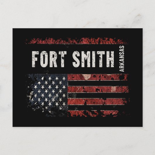 Fort Smith Arkansas Briefkaart (Voorkant)