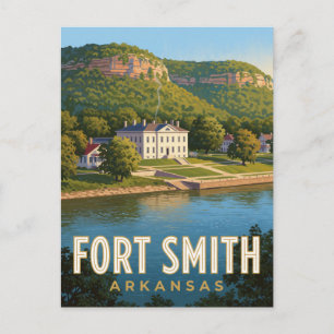 Fort Smith Arkansas Riverfront Reis Briefkaart
