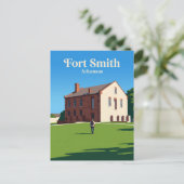 Fort Smith National Historic Site VSAV Briefkaart (Staand voorkant)