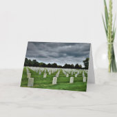 "Fort Snelling National Cemetery" condoleancekaart Kaart (Voorkant)