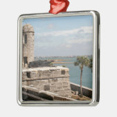 Fort, St Augustine, Florida, Verenigde Staten Metalen Ornament (Links)