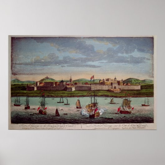 Fort St. George, Coromandel Coast, India Poster (Voorkant)