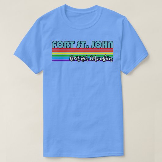 Fort St John British Columbia Pride Fort St John T-shirt (Design voorkant)