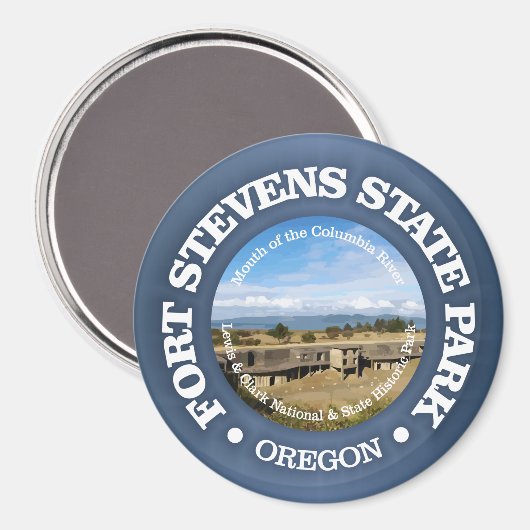 Fort Stevens SP Magneet (Voorkant / Achterkant)