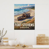 Fort Stevens State Park — Oregon Poster (Keuken)