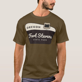 Fort Stevens State Park Oregon Welkomstbord T-shirt