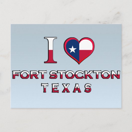 Fort Stockton, Texas Briefkaart (Voorkant)