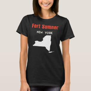 Fort Sumner New York Verenigde Staten State Americ T-shirt