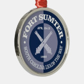 Fort Sumter (B&G) Metalen Ornament (Rechts)