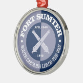 Fort Sumter (B&G) Metalen Ornament (Links)
