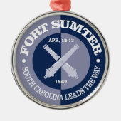 Fort Sumter (B&G) Metalen Ornament (Voorkant)
