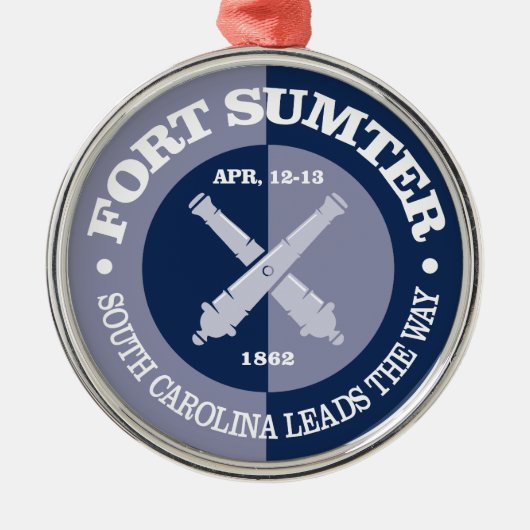 Fort Sumter (B&G) Metalen Ornament (Voorkant)