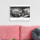 Fort Sumter, binnenste Uitzicht van drie Pistolen  Canvas Afdruk (Insitu (Woonkamer))