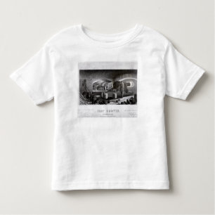 Fort Sumter, binnenste Uitzicht van drie Pistolen  Kinder Shirts