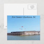 Fort Sumter Briefkaart (Voorkant / Achterkant)