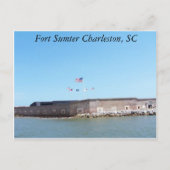 Fort Sumter Briefkaart (Voorkant)