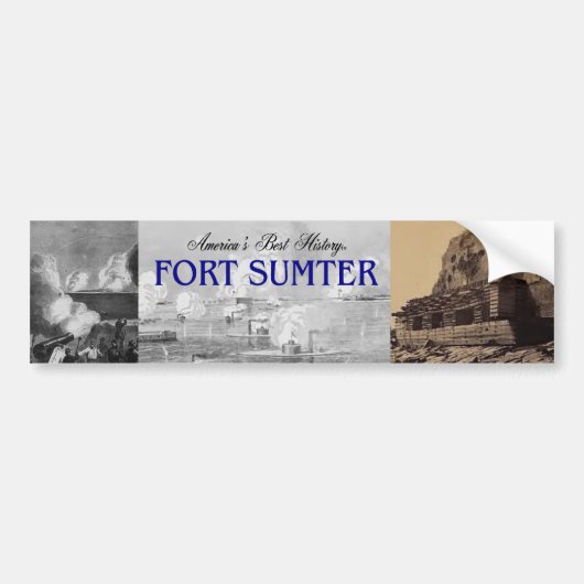 Fort Sumter Bumpersticker (Voorkant)