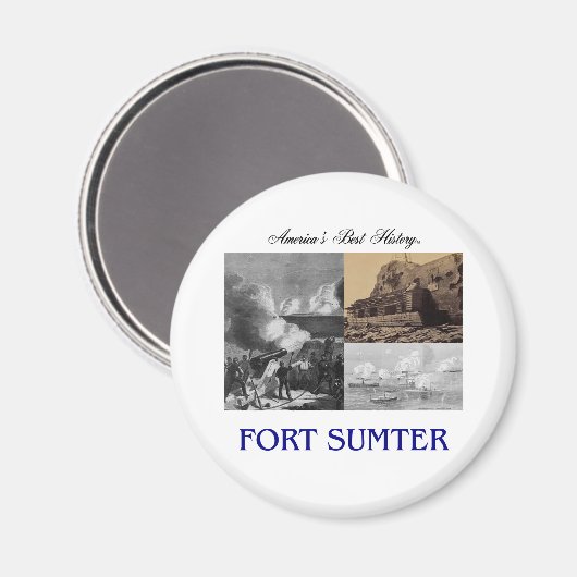 Fort Sumter Magneet (Voorkant / Achterkant)