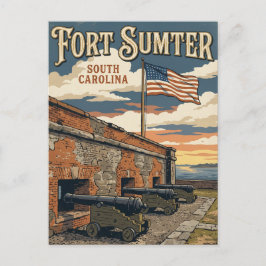 Fort Sumter National Monument VS Briefkaart