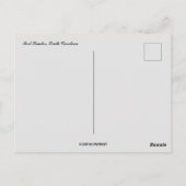 Fort Sumter South Carolina Briefkaart (Achterkant)