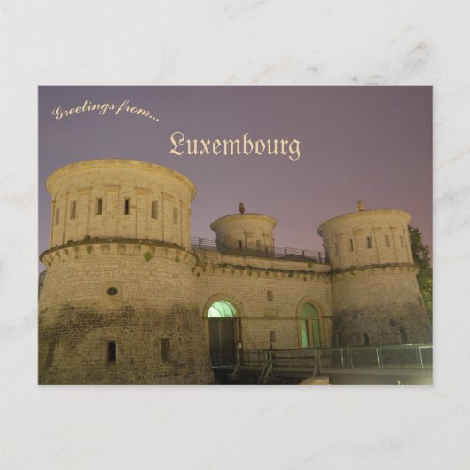 Fort Thüngen Luxembourg Briefkaart (Voorkant)