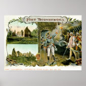 Fort Ticonderoga, Ethan Allen NY 1907  Poster (Voorkant)