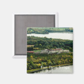 Fort Ticonderoga Herfst Upstate New York Custom Magneet (Voorkant / Achterkant)