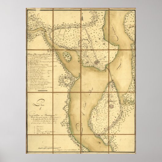 Fort Ticonderoga Poster (Voorkant)