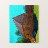 Fort Umpqua in Oregon. Legpuzzel (Verticaal)