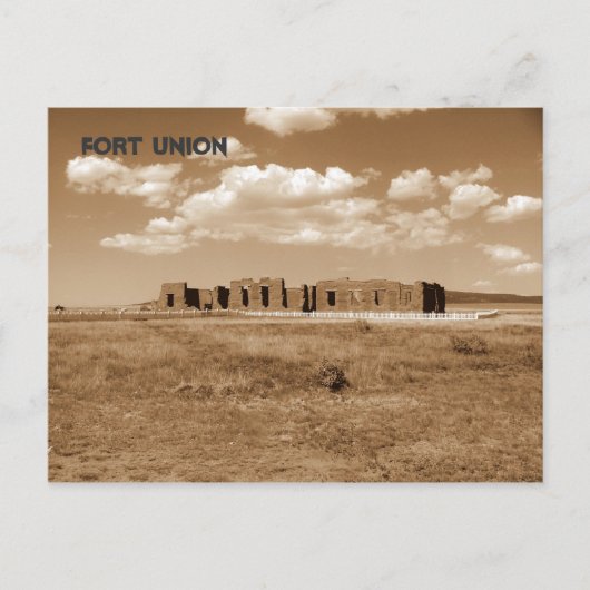 Fort Union Briefkaart (Voorkant)