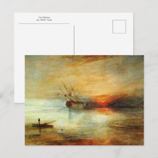 Fort Vimieux door J.M.W. Turner Briefkaart (Voorkant / Achterkant)