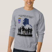 FORT WAINWRIGHT WARRIORORS T-Shirt Sweatshirt (Voorkant)