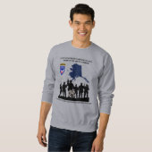 FORT WAINWRIGHT WARRIORORS T-Shirt Sweatshirt (Voorkant volledig)