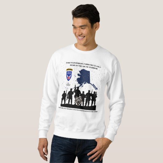 FORT WAINWRIGHT WARRIORS T-Shirt (Voorkant volledig)