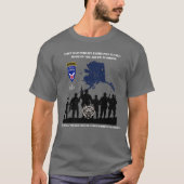 FORT WAINWRIGHT WARRIORS T-Shirt (Voorkant)