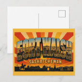 Fort Walsh Historische Site NWMP Saskatchewan Briefkaart (Voorkant / Achterkant)