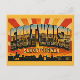 Fort Walsh Historische Site NWMP Saskatchewan Briefkaart