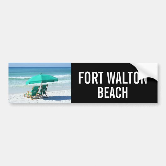 Fort Walton Beach Florida bumper sticker (Voorkant)