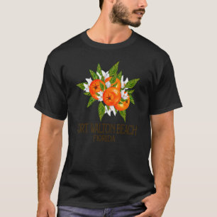 Fort Walton Beach Florida FL Sinaasappels Bloss T-shirt