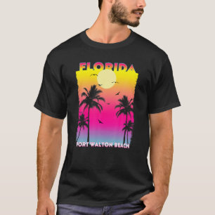 Fort Walton Beach Florida Fl Summer Sunset T-shirt