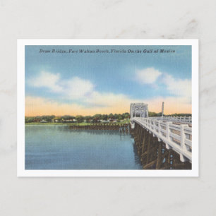 Fort Walton Beach, Florida  ophaalbrug Briefkaart