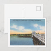 Fort Walton Beach, Florida  ophaalbrug Briefkaart (Voorkant / Achterkant)