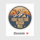 Fort Walton Beach, Florida Sticker (Vel)